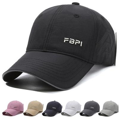 Neue FBPl bestickte Buchstaben-Baseballkappe für Männer und Frauen Outdoor-Freizeit Sonnenschutz Sonnenblende Mode vielseitig Reise