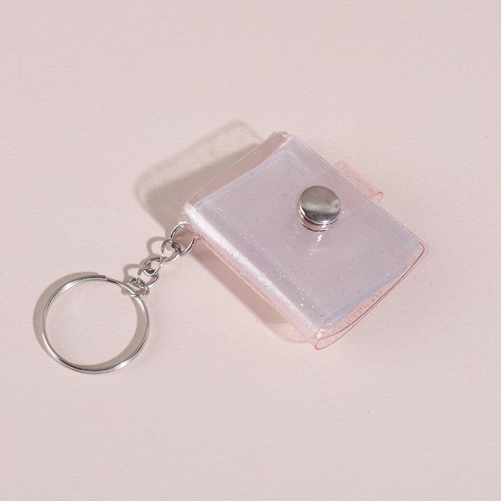 1-2 inch mini photo album binder, keychain style, pocket photo album binder, portable photo card holder, a gift for friends