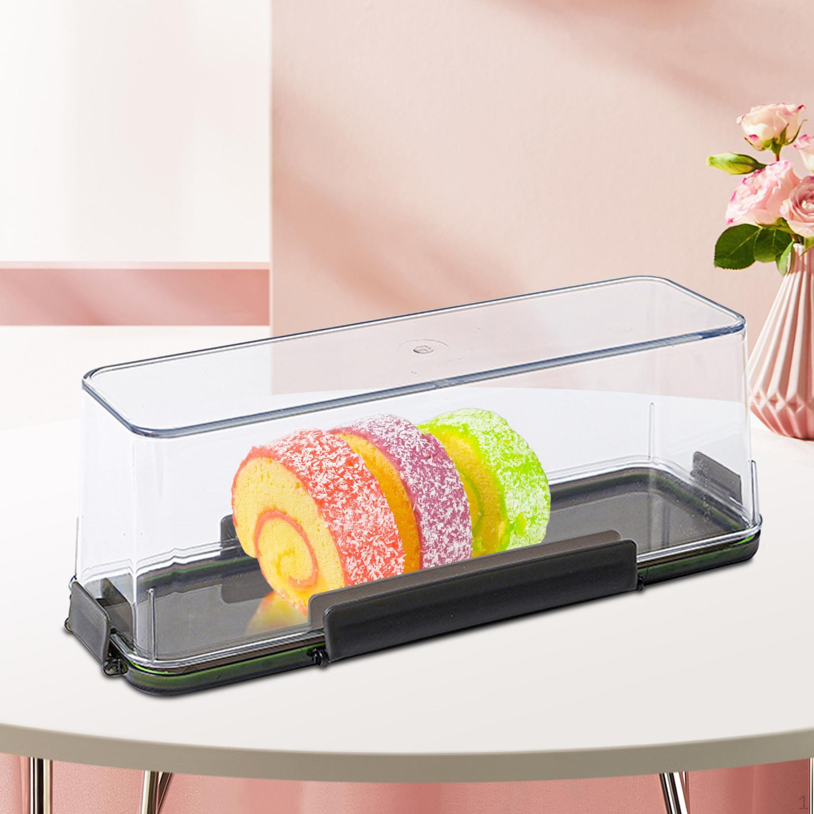 Коробка для торта, подарочная, десертная, прямоугольная, для хранения свежих продуктов, многоразовая буханка хлеба, многоразовая упаковка 31x11x10.6cm