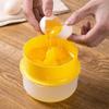 Egg Yolk & Egg White Separator Storage Box for Baking - Large Capacity Quick Filter Tool