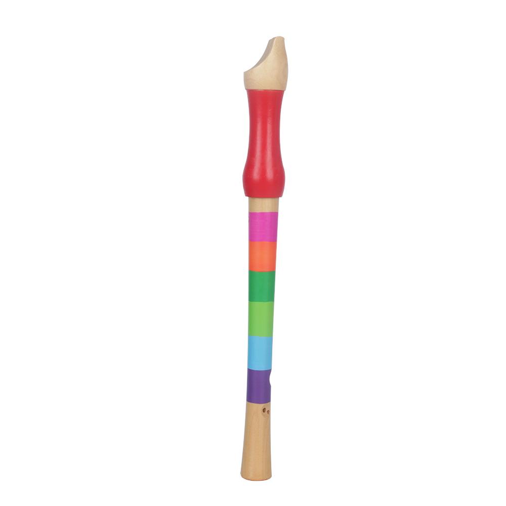 Wooden 8-Hole Children's Student Recorder Flute - Easy for Beginner Learners