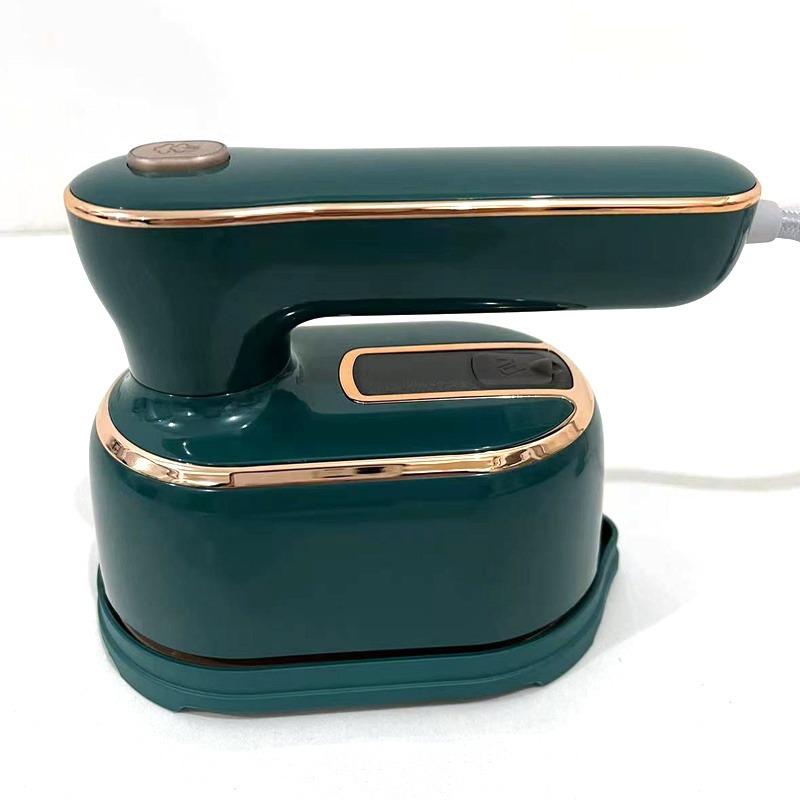 Микропаровой утюг, дорожный отпариватель для одежды, портативный мини-паровой утюг, ручной отпариватель мощностью 970 Вт для сухой и влажной глажки дома, в путешествиях us зелёный