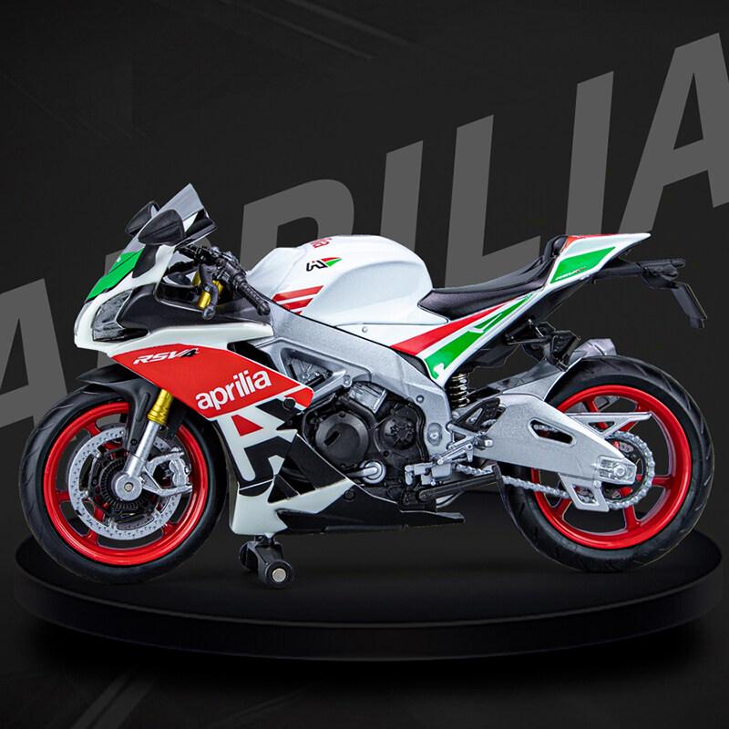 1/12 Scale Motor APRILIA RSV4 RR1000 Alloy Diecast Models Motorcycle Toy For Gifts Collections Decorations