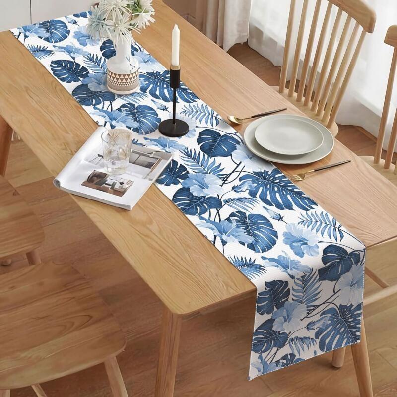 Сине-белый фарфоровый настольный флаг — фото 13