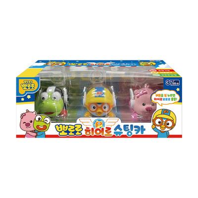 Pororo Hero Shooting Car Set, Korean Toys