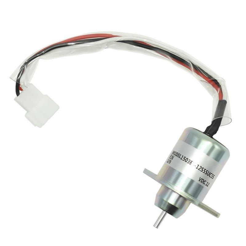 N62R-12V Fuel Shut Off Solenoid 1503ES-12S5SUC5S 119653-77950 M806808 For Yanmar 3TNE84 3TNE88 4TNE84 4TNE88 Engine
