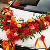 Handun Wedding Car Decoration Set - Crown Front Flower