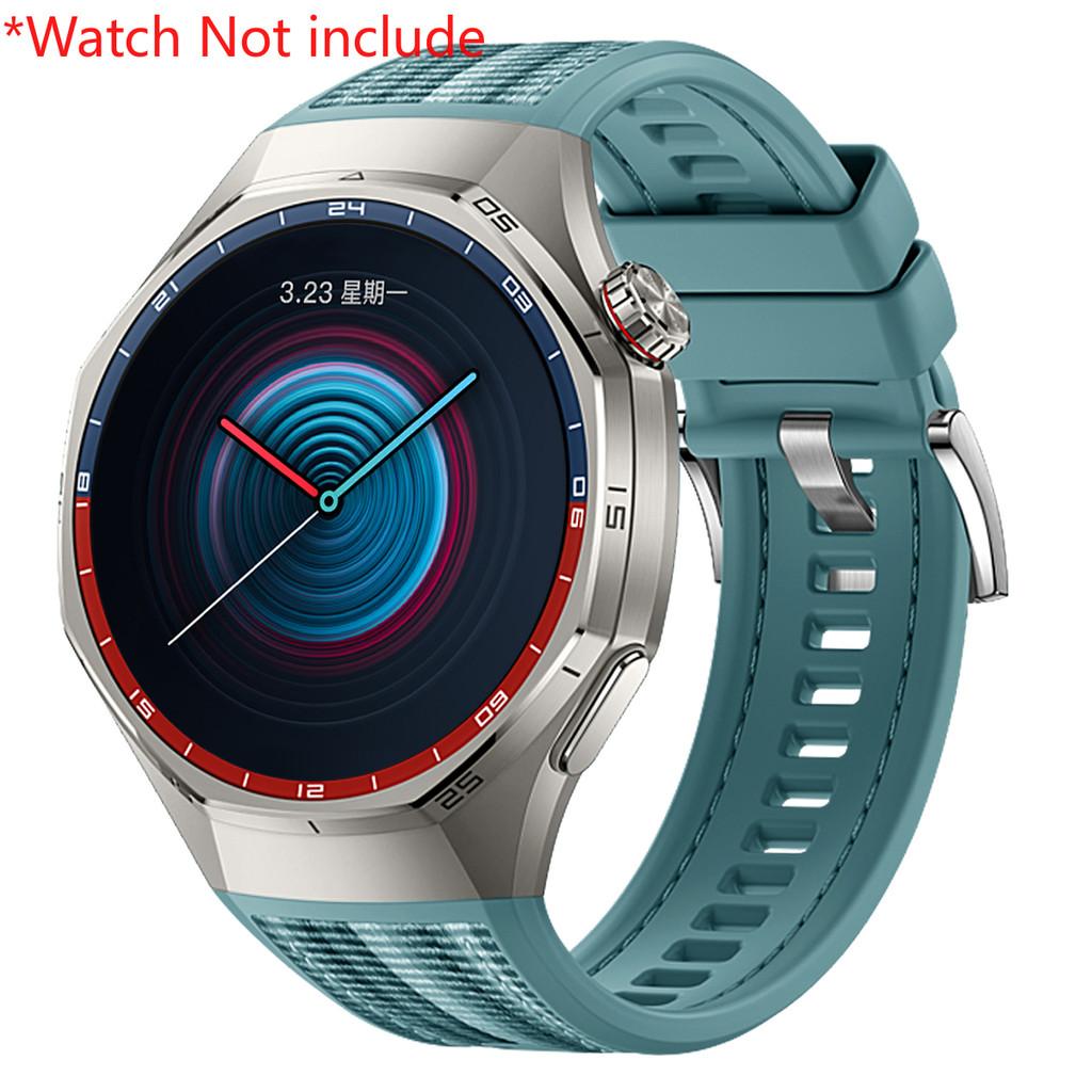 

Silicone Nylon Woven Strap for Huawei Watch GT6 Pro 46mm Wristband Bracelet for For Huawei Watch GT6 Pro Sports Band Accessories For GT6 Pro 46mm синій