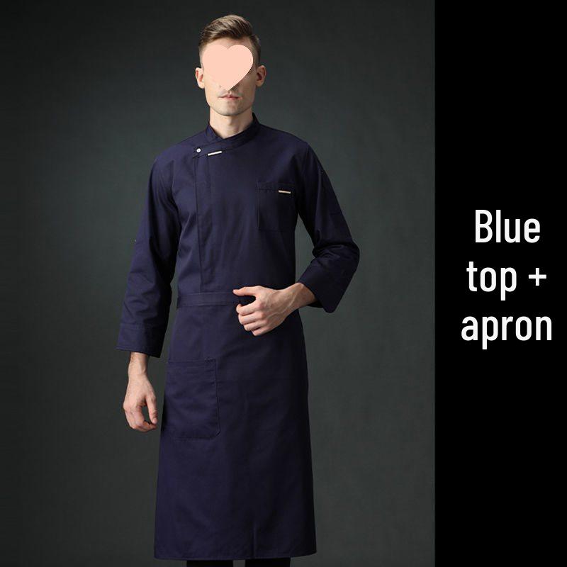 Chef Workwear Cotton Long/Short Sleeve Plus Size for Autumn/Winter Kitchen, Restaurant & Hotel.
