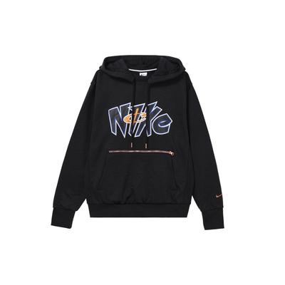 Felpa con cappuccio sportiva casual premium da uomo Nera DA5990-010