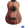 Ukulele Toy Plastic Playable 4 Strings Educational Children Ukulele for Boys Girls Birthday Gifts Dark Color