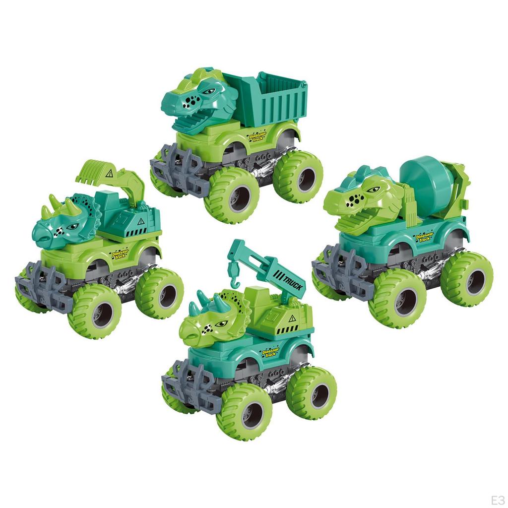 Construction Toy, Creative Detachable DIY Model Educational Dinosaur Truck Engineering
