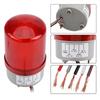 1pc Red LED Emergency Warning Lighting Bulb Rotating Beacon Lamp AC220V