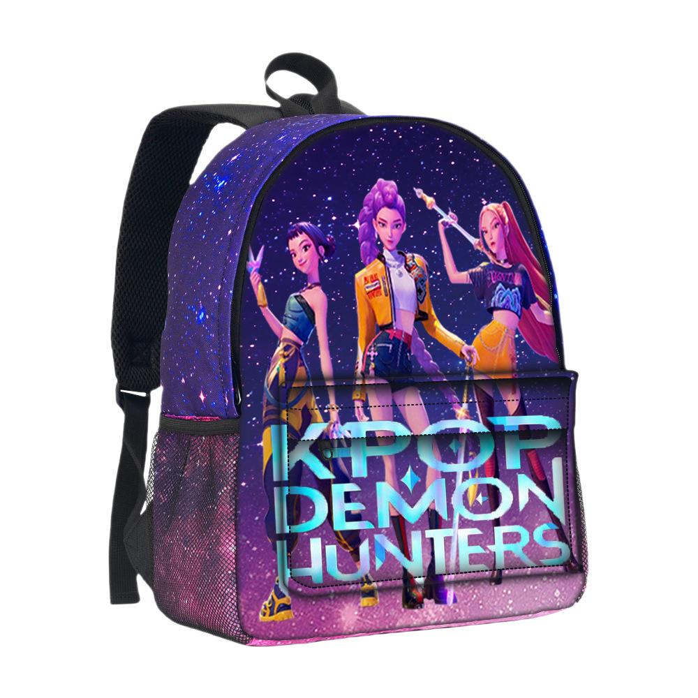 Huntrix Kpop 3D Stereoscopic Starry Sky Bag, Witch Hunting Team, High Capacity Starry Sky Bag for Primary and Secondary School Students CLE