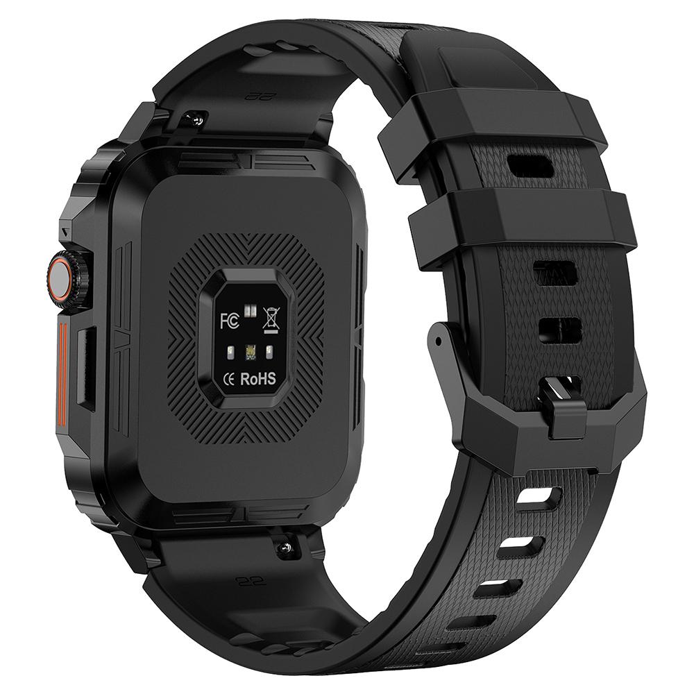 L81 1,95-Zoll Outdoor-Sport-Tracker Bluetooth-kompatibel Anruf Smartwatch Gesundheitsmonitor Armbanduhr