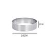 5-10cm Round Stainless Steel Tart Ring Heat-Resistant Perforated Molds DIY Fruit Pie Tartlet Doughnut Mold Kitchen Cake Tools