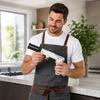 Portable Propane Torch Gun Outdoor Weed Burner Kitchen Igniter BBQ Flame Gun Adjustable Flame Control Without Propane Tank