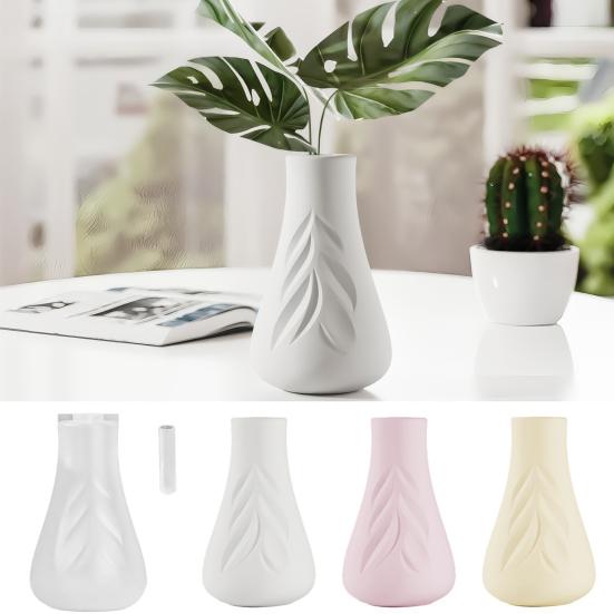 

1 Set DIY Flower Vase Silicone Mold Handmade Leaf Pattern