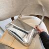 Women Glossy Underarm Bag  New Spring Summer Fashion Small Square Bag High Quality Pu Leather Female Single Shoulder Bag