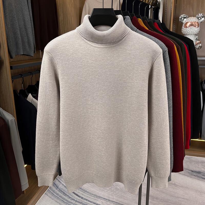 Men's Thickened Plush-Lined Turtleneck Sweater YTMTST6871