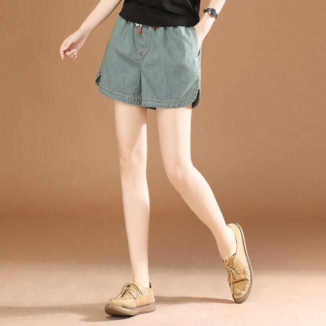 

Plus Size Women s Summer Loose Denim Shorts - Slimming Wide Leg Split Design S (Recommended 80-95 jin)