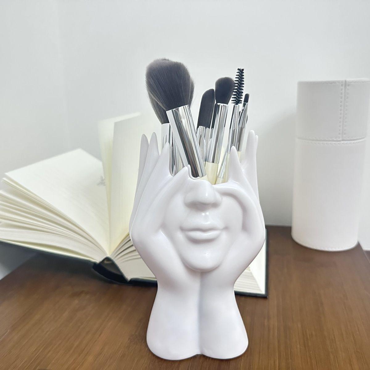 

Storage Pen Holder, Makeup Dressing Table, Desktop Storage Box, Shelf, Makeup Storage Box, Instagram Style 1pc