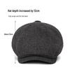Autumn & Winter Wool Felt Beret: Warm British Retro Flat Cap for Men, Women & Children