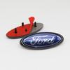 14.7x5.8cm 3D ABS Front Grille Trunk Badge Emblem Replacement For Ford Focus Ranger Mustang Mondeo Kuga Fiesta Tuning Accessory