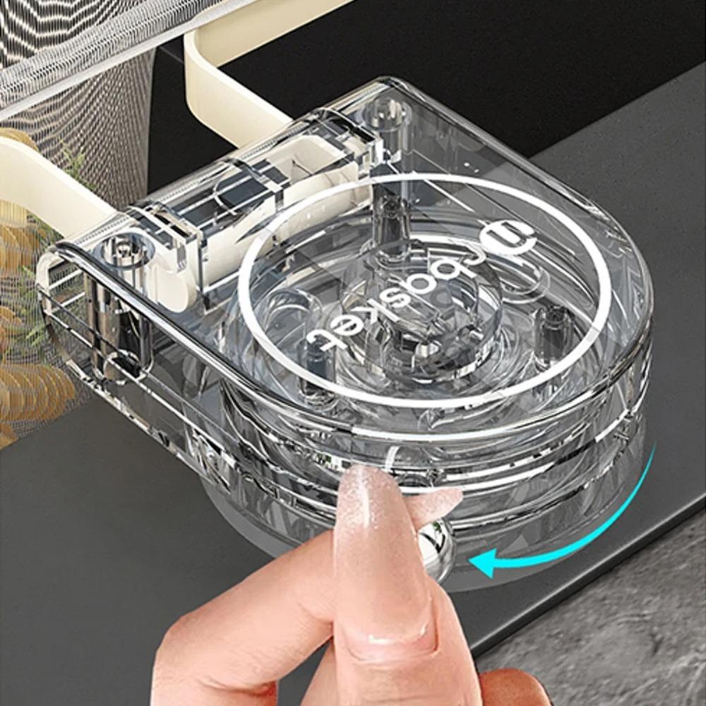 Multi-Purpose Kitchen Sink Filter Rack Suction Cup Food Drainer Shelf  Household