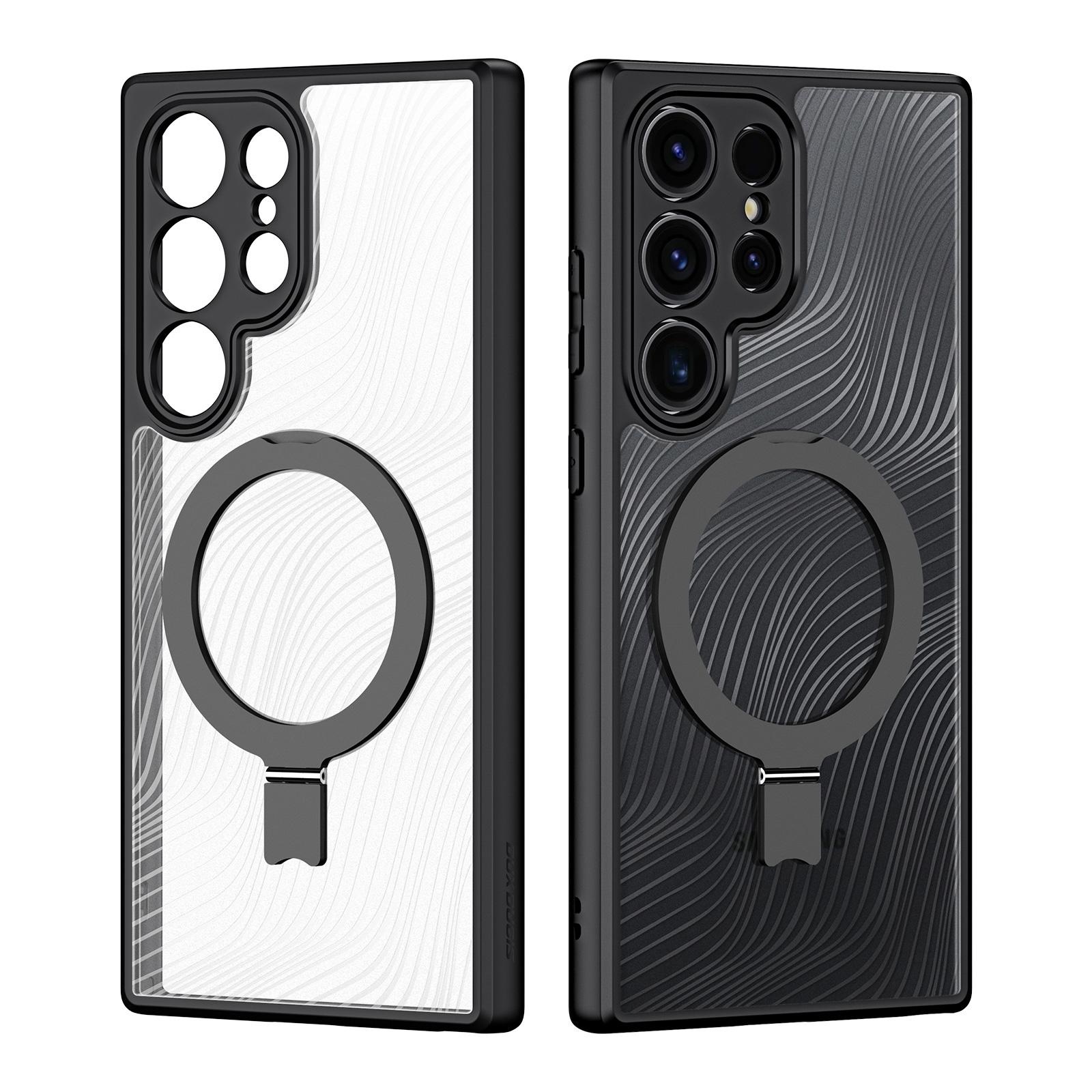 

DUX DUCIS Aimo Series for Samsung Galaxy S24 Ultra Magnetic Phone Case Protective Cover Kickstand (REACH Certification) Black