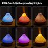USB Water Mist Diffuser Purifier 300ml Air Freshener Nebulizer Volcano Air Humidifier  Bedroom