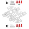 2Sets Heavy Duty Iron Ceiling Light Mounting Plate Bracket Kit for Chandelier Pendant Lamp Fixture Outdoor Indoor Drywall