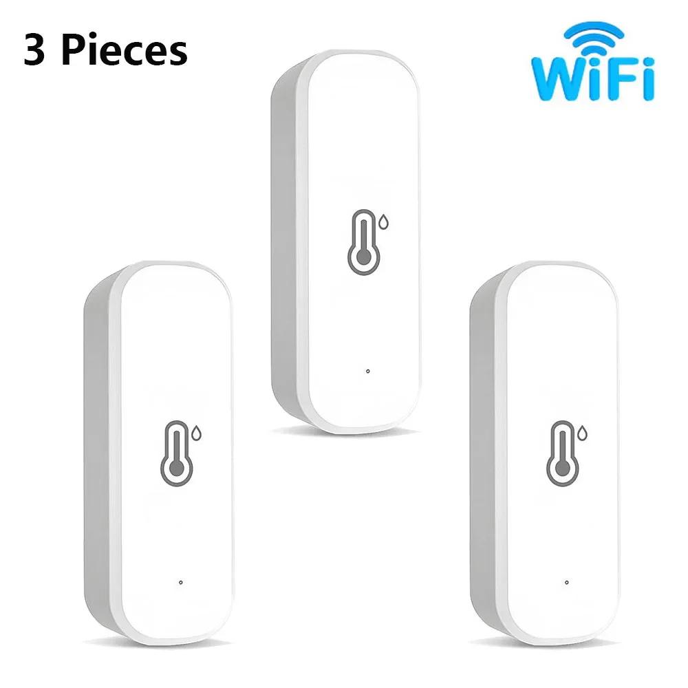 Tuya Smart WIFI Temperature Humidity Sensor APP Remote Monitor For Smart Home Smart Life Works With Alexa Google Assistant