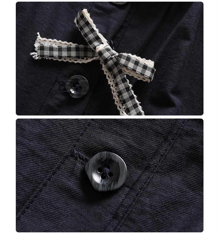 Girls' Korean Style Jacket with Bow - 2025 Spring/Autumn Lightweight Fashion Top