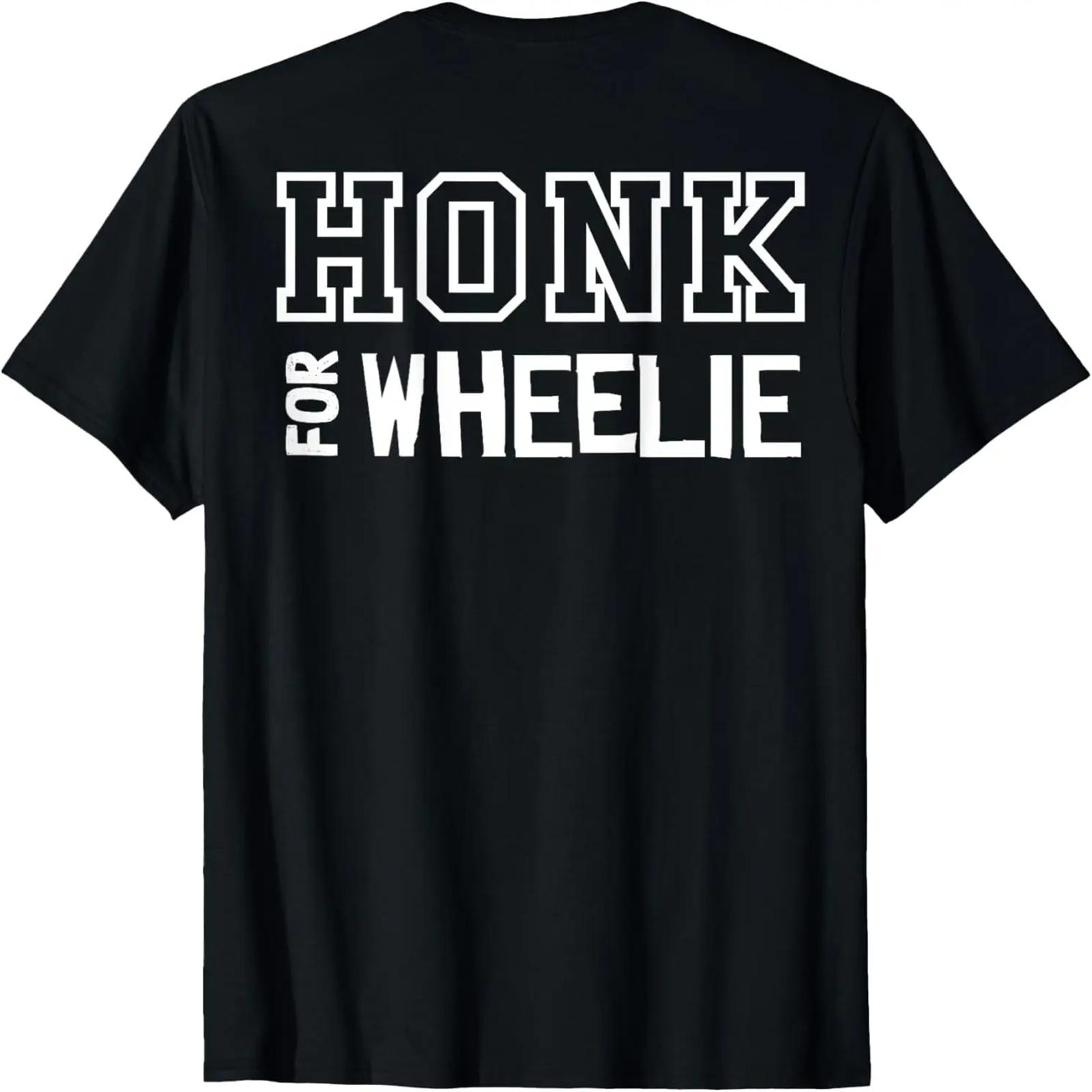 Honk for a Wheelie Freestyle Motorcycle T-Shirt XXXXXL разноцветный