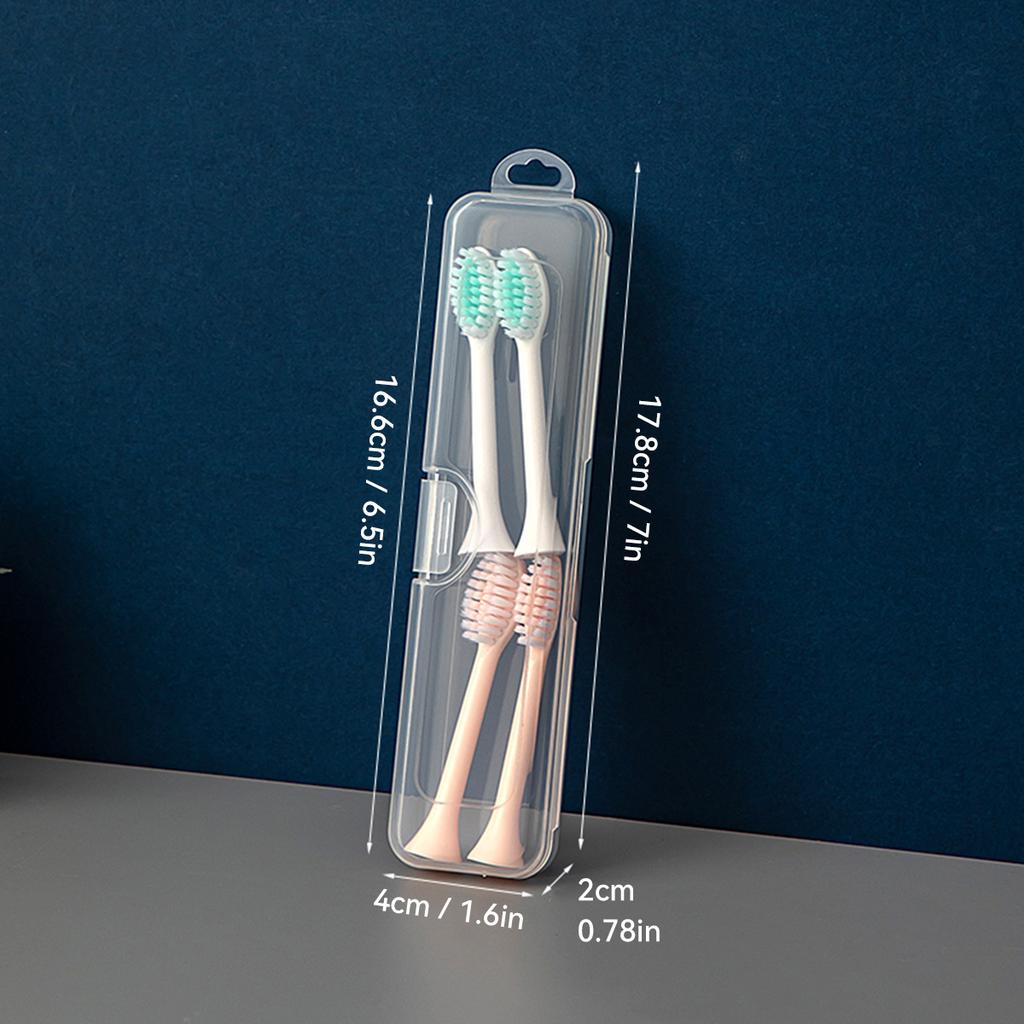 Transparent Toothbrush Storage Box Outdoor Travel Portable Dustproof Plastic Toothbrush Holder Toothpaste Storage And Organizer