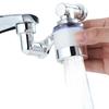 Universal Tap Extender Aerator with Filter 1080° Swivel Splash-proof Faucet Filter Removes Chlorine & Heavy Metals for Cleaner