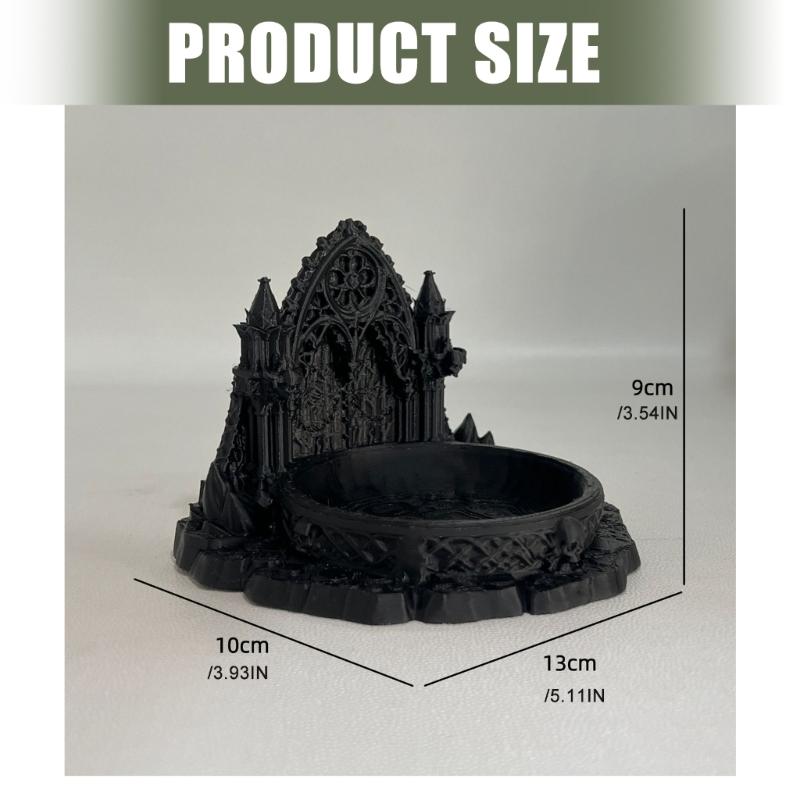 Castles Decorative Tray for Home Decors Gothic Castles Tray Key Tray Entryway Decors Jewelry Organizers Trinket Dishes