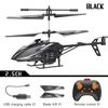 Remote Control Helicopter Toy 2.5 Channel Automatic Obstacle Induction LED Cordless Rechargeable Lightweight Kids Boys Mini RC Airplane Model Aircraft