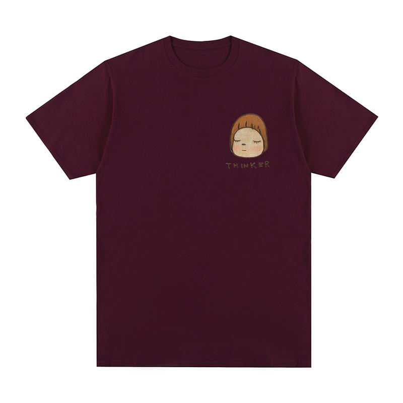 Yoshitomo Nara Thinker Vintage tshirt Fashion Casual Cotton Unisex T shirt New TEE TSHIRT Women s tops