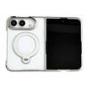 360°Rotatable Kickstand Holder Minimalist Electroplated Magnetic Phone Case For IPhone DUO 18 Fold PC Hard Shockproof Anti Scratch Protective Cover