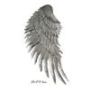 1 Pair Silver Sequins Wing Patch for Clothing Applique for Jeans DIY Accessories Cute Sew On Patches Decoration