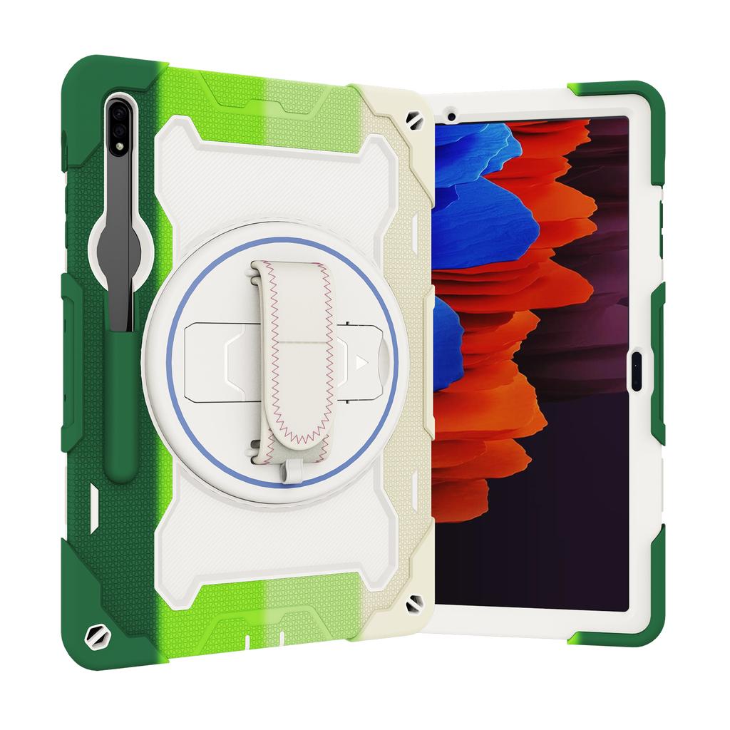 Heavy Duty Case Universal for Samsung Galaxy Tab S8 S7 Plus FE 12.4 SM-X800 X806 SM-T730 T735 T736 T970 T975 T976 Rotating Cover