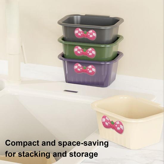 Spülbecken Hänge-Sieb Abgusskorb Großes Fassungsvermögen Schnelltrocknend Einfach zu installieren Verstellbarer Spülbeckenfilter Küchenorganisator