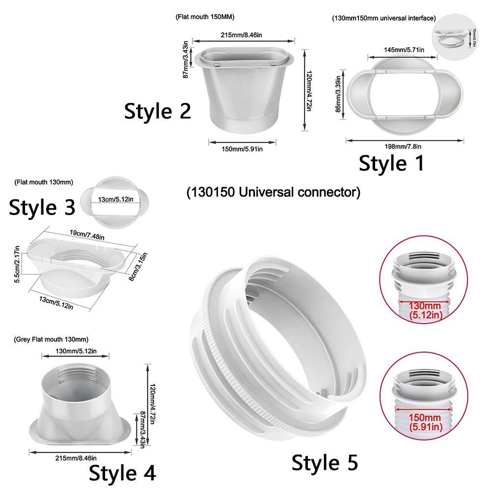 Dual Thread Air Conditioner Hose Adapter Window Vent Pipe Adapter  Air Conditioning Use