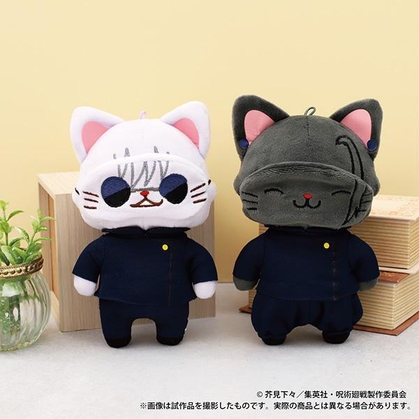 In magazzino!! Azione MOVIC Jujutsu Kaisen Stagione 2 Riassunti Con Peluche Gatto Giocattolo 15cm Suguru Getou Gojou Fushiguro Toji Carino Regalo