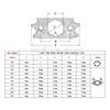 Front Engine 420# 17mm 20mm 13T Teeth Chain Sprocket With Retainer Plate Locker Accessories