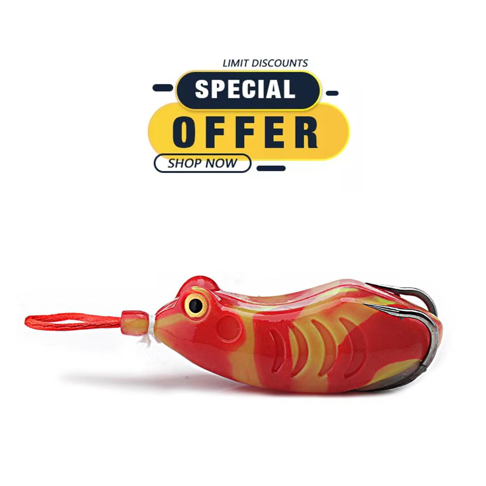 

Ограниченное специальное предложение 6,5 см 11 г лягушачий тип поверхностная мягкая приманка силиконовая приманка для рыбалки Thunder