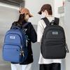 College student backpack Korean version of casual Oxford cloth junior high school student schoolbag large capacity outdoor travel backpack