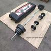 50KG Adjustable Painted Dumbbell & Barbell Set with Rubber Bar Rod